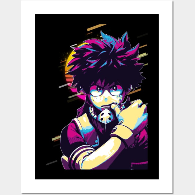 Izuku Midoriya Wall Art by ANIMEPEDIA